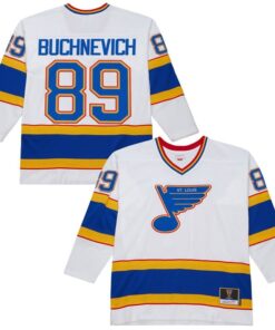 Pavel Buchnevich Jersey #89 St. Louis Blues Throwback 1990-91 Power Stitched