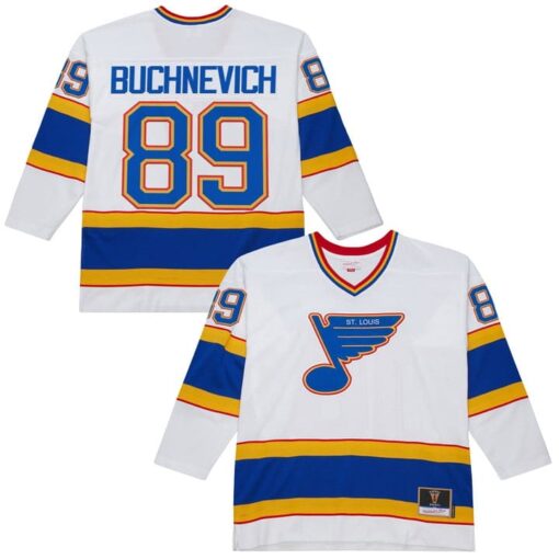 Pavel Buchnevich Jersey #89 St. Louis Blues Throwback 1990-91 Power Stitched