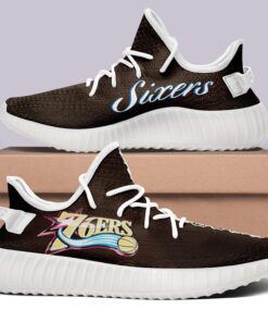 Alternative view of Philadelphia 76ers NBA 350v Yeezy Sneakers For Men Women Fans