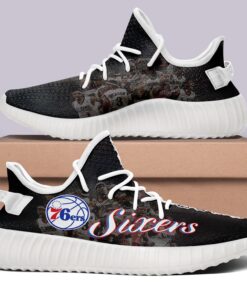 Philadelphia 76ers NBA 350v Yeezy Sneakers For Men Women Fans