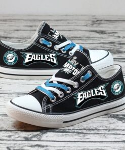 Philadelphia Eagles Low Top Canvas Sport Sneakers Shoes For Men Women Fans