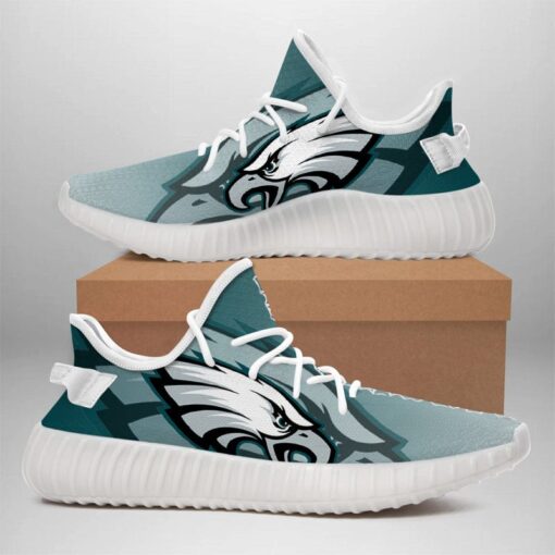 Philadelphia Eagles NFL 350v Yeezy Sneakers For Men Women Fans - Image 2