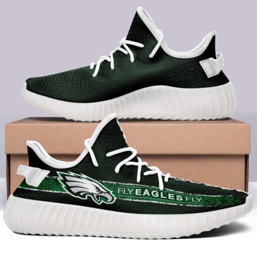 Philadelphia Eagles NFL 350v Yeezy Sneakers For Men Women Fans - Image 5