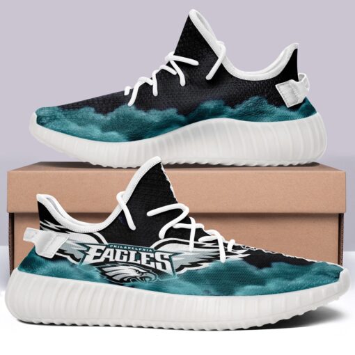 Philadelphia Eagles NFL 350v Yeezy Sneakers For Men Women Fans - Image 2
