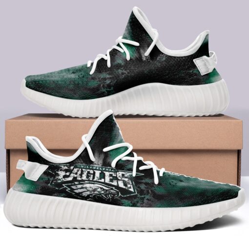 Philadelphia Eagles NFL 350v Yeezy Sneakers For Men Women Fans - Image 3