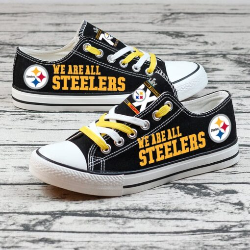 Pittsburgh Steelers Sport Sneakers Shoes For Men Women Fans - Image 9