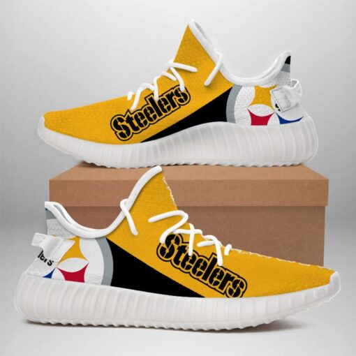Pittsburgh Steelers NFL 350v Yeezy Sneakers For Men Women Fans - Image 2