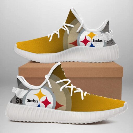 Pittsburgh Steelers NFL 350v Yeezy Sneakers For Men Women Fans - Image 3