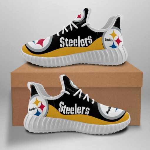 Pittsburgh Steelers Sneaker Shoes NFL For Men Women Fans