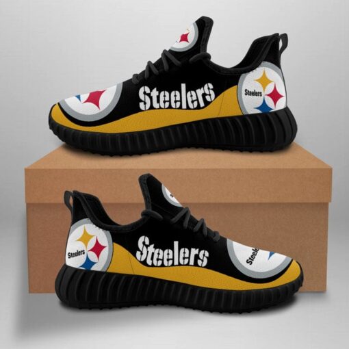 Pittsburgh Steelers Sneaker Shoes NFL For Men Women Fans - Image 2