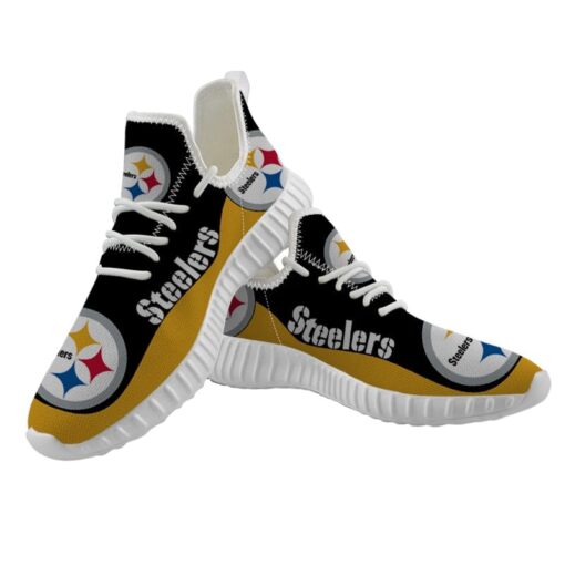 Pittsburgh Steelers Sneaker Shoes NFL For Men Women Fans - Image 3