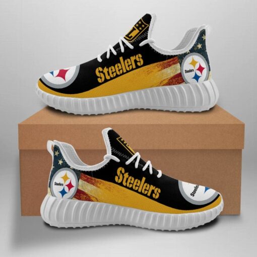 Pittsburgh Steelers Sneaker Shoes NFL For Men Women Fans