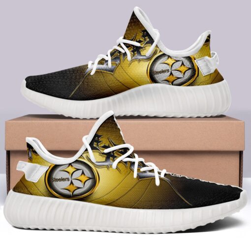 Pittsburgh Steelers NFL 350v Yeezy Sneakers For Men Women Fans - Image 5