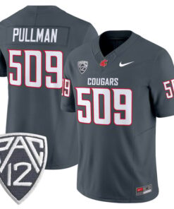 Pullman Jersey #509 Washington State Cougars 2025 V2 Vapor Limited Stitched