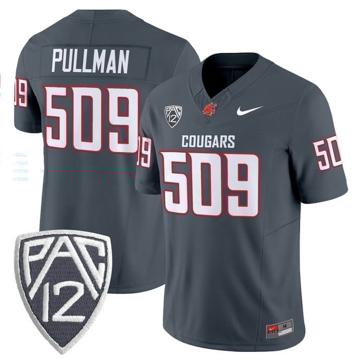 PullmanJersey 509WashingtonStateCougars2025V2VaporLimitedStitched