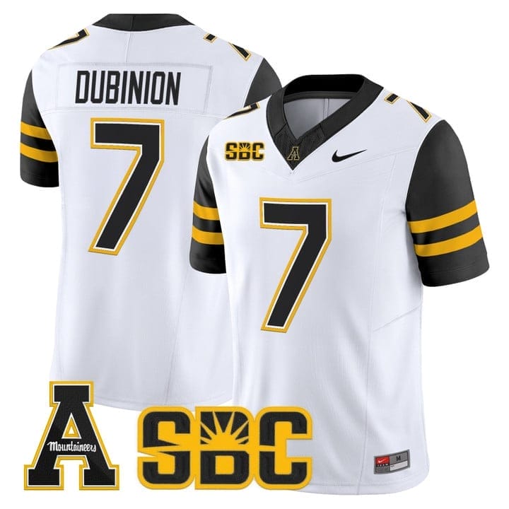 Rashod Dubinion Jersey #7 App State Mountaineers 2025 Vapor Limited Stitched 4 Rashod Dubinion Jersey #7 App State Mountaineers 2025 Vapor Limited Stitched - Image 4