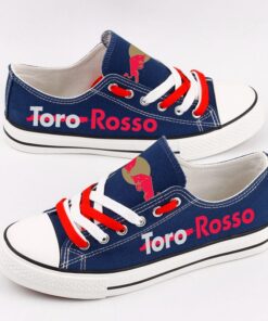 Alternative view of Red Bull Toro Rosso Honda Canvas Sneakers Shoes For Men Women Fans