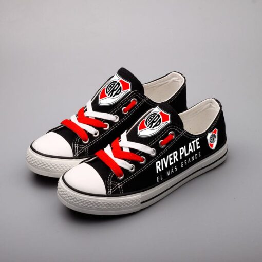 River Plate Low Top Canvas Sport Sneakers Shoes For Men Women Fans