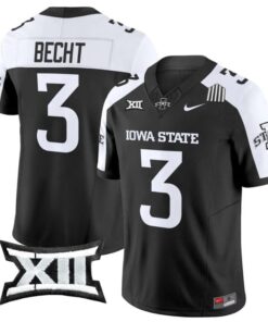 Rocco Becht Jersey #3 Iowa State Cyclones 2025 Limited Stitched Black Alter