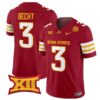 RoccoBechtJersey 3IowaStateCyclones2025LimitedStitchedCardinal