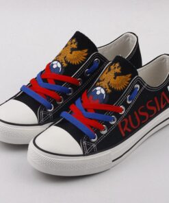Russia Low Top Canvas Sport Sneakers Shoes For Men Women Fans