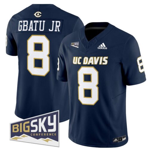 Samuel Gbatu Jr Jersey #8 UC Davis Aggies 2025 Lake Tahoe Patch - Image 5