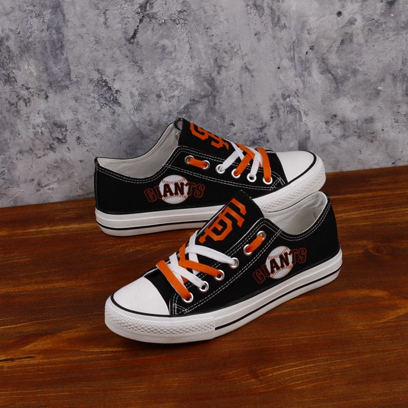 San Francisco Giants Limited Print Low Top Canvas Shoes Sport Sneakers For Men Women Fans - Image 2