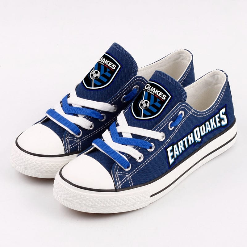 San Jose Earthquakes Low Top Canvas Sport Sneakers Shoes For Men Women Fans 1 San Jose Earthquakes Low Top Canvas Sport Sneakers Shoes For Men Women Fans