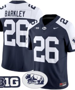 Saquon Barkley Jersey #26 Penn State Nittany Lions 2025 Throwback Limited Stitched