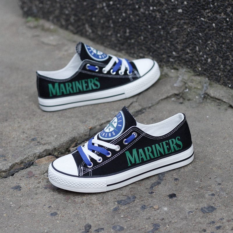 Seattle Mariners Limited Print Low Top Canvas Shoes Sport Sneakers For Men Women Fans 5 Seattle Mariners Limited Print Low Top Canvas Shoes Sport Sneakers For Men Women Fans - Image 5