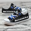Seattle Seahawks Low Top Canvas Sport Sneakers Shoes For Men Women Fans 9 Seattle Seahawks Limited Print NFL Students Low Top Canvas Shoes Sport Sneakers 2