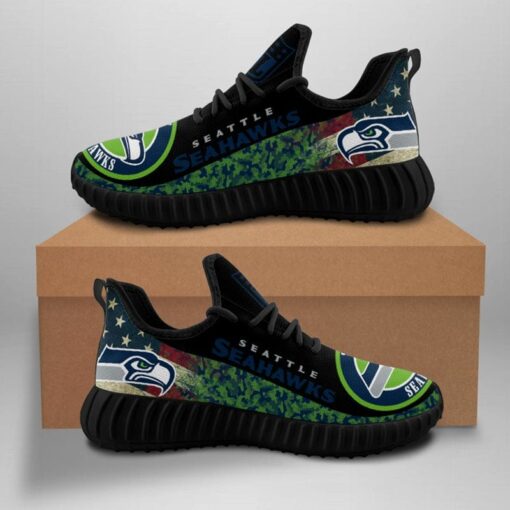 Seattle Seahawks Sneaker Shoes NFL For Men Women Fans - Image 4