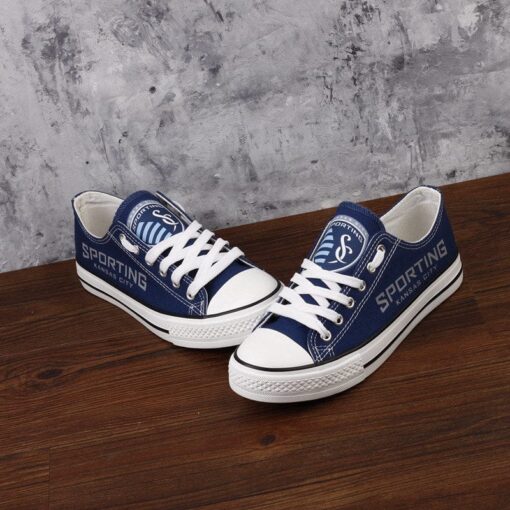Sporting Kansas City Low Top Canvas Sport Sneakers Shoes For Men Women Fans