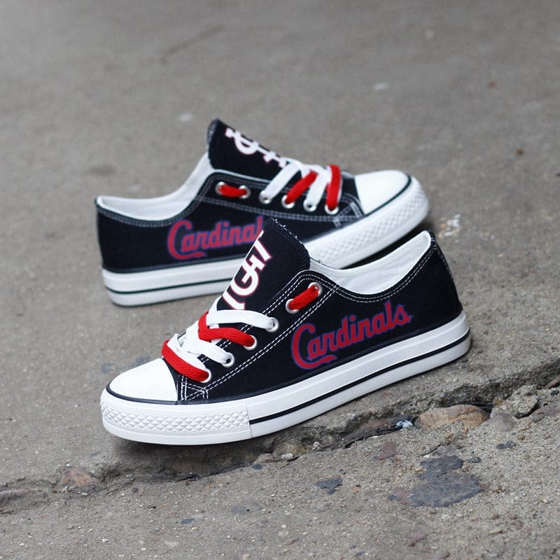 St. Louis Cardinals Limited Print Low Top Canvas Shoes Sport Sneakers For Men Women Fans 2 St. Louis Cardinals Limited Print Low Top Canvas Shoes Sport Sneakers For Men Women Fans - Image 2
