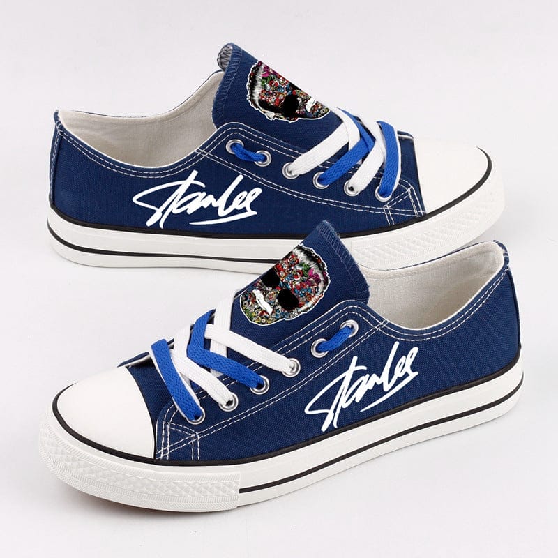 Stan Lee Low Top Canvas Sport Sneakers Shoes For Men Women Fans 2 Stan Lee Low Top Canvas Sport Sneakers Shoes For Men Women Fans - Image 2