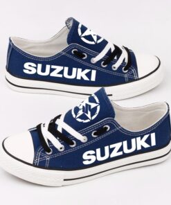 Suzuki Canvas Sneakers Shoes For Men Women Fans