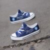 Tampa Bay Rays Limited Print MLB Students Low Top Canvas Shoes Sport Sneakers 2