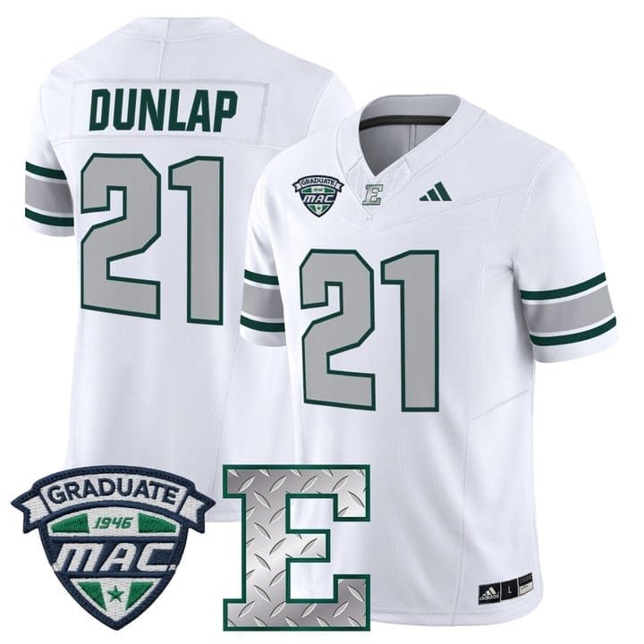 Tavierre Dunlap Jersey #21 Eastern Michigan Eagles 2025 Limited Stitched 2 Tavierre Dunlap Jersey #21 Eastern Michigan Eagles 2025 Limited Stitched - Image 2