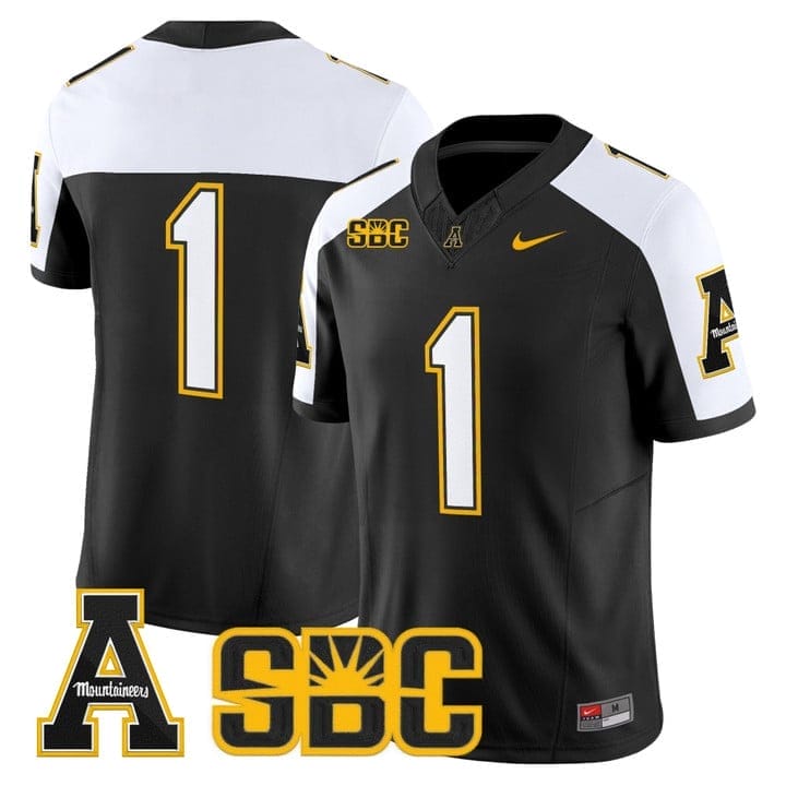 Team Jersey #1 App State Mountaineers 2025 Vapor Limited Stitched 1 Team Jersey #1 App State Mountaineers 2025 Vapor Limited Stitched