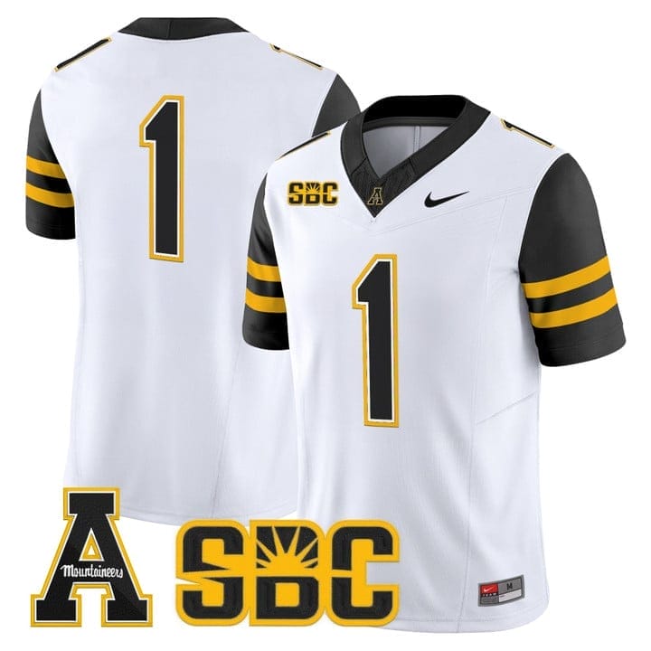 Team Jersey #1 App State Mountaineers 2025 Vapor Limited Stitched 4 Team Jersey #1 App State Mountaineers 2025 Vapor Limited Stitched - Image 4