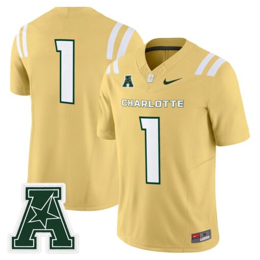 Team Jersey #1 Charlotte 49ers 2025 Vapor Limited Stitched - Image 3