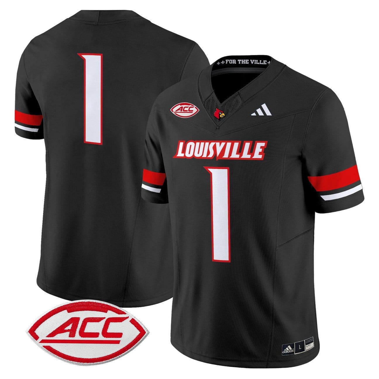 Team Jersey #1 Louisville Cardinals 2025 Vapor Limited Stitched