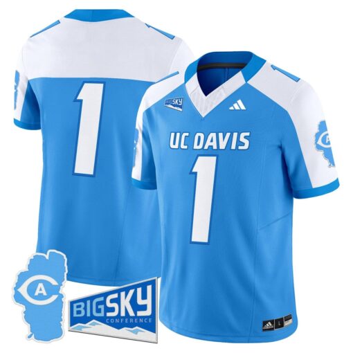 Team Jersey #1 UC Davis Aggies 2025 Lake Tahoe Patch Stitched - Image 2