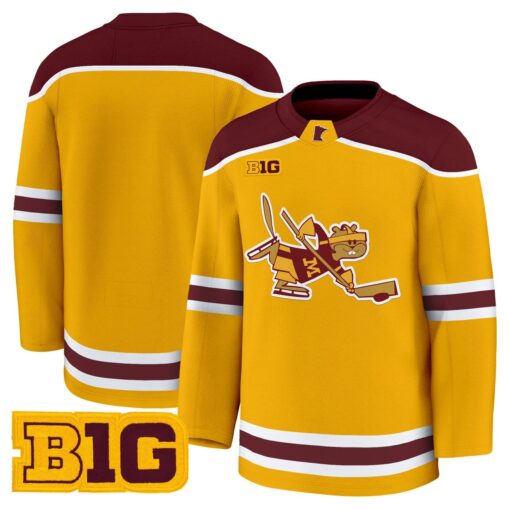 Team Jersey Minnesota Golden Gophers 2025-26 Premium Stitched