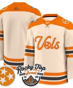 Team Jersey Tennessee Volunteers 2025 26 Premium Stitched Cream