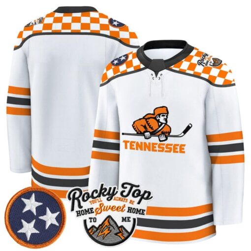 Team Jersey Tennessee Volunteers 2025-26 Hockey Premium Stitched - Image 2