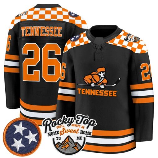 Tennessee Jersey #26 Tennessee Volunteers 2025-26 Hockey Premium Stitched