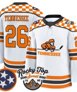Tennessee Jersey 26 Tennessee Volunteers 2025 26 Premium Stitched White