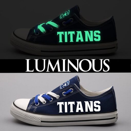Tennessee Titans Low Top Canvas Sport Sneakers Shoes For Men Women Fans - Image 4