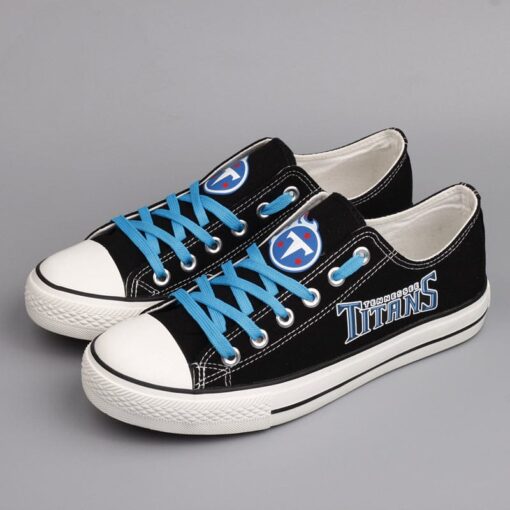 Tennessee Titans Low Top Canvas Sport Sneakers Shoes For Men Women Fans - Image 5